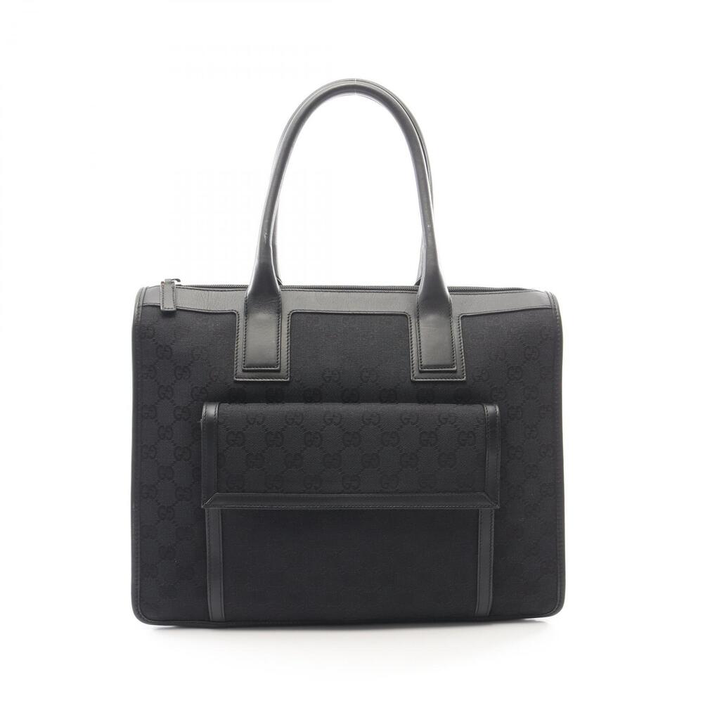 Gucci Joy GG Canvas Leather Satchel Black